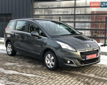 Сірий Пежо 5008, об'ємом двигуна 1.6 л та пробігом 185 тис. км за 10400 $, фото 1 на Automoto.ua