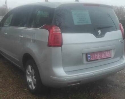 Серый Пежо 5008, объемом двигателя 1.56 л и пробегом 193 тыс. км за 10350 $, фото 5 на Automoto.ua