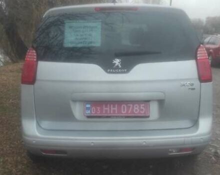 Серый Пежо 5008, объемом двигателя 1.56 л и пробегом 193 тыс. км за 10350 $, фото 6 на Automoto.ua