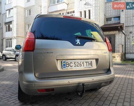 Сірий Пежо 5008, об'ємом двигуна 1.6 л та пробігом 193 тис. км за 7950 $, фото 6 на Automoto.ua