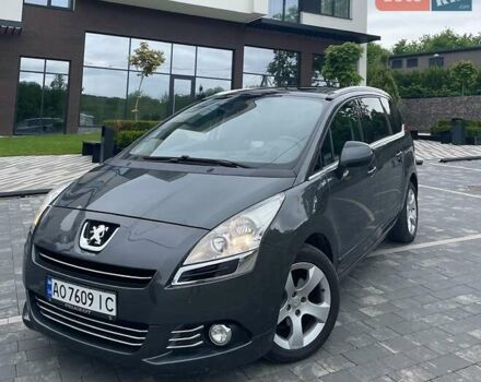 Серый Пежо 5008, объемом двигателя 1.6 л и пробегом 223 тыс. км за 8550 $, фото 1 на Automoto.ua
