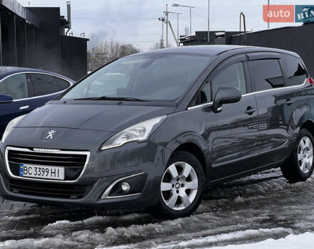 Серый Пежо 5008, объемом двигателя 1.56 л и пробегом 196 тыс. км за 9200 $, фото 1 на Automoto.ua