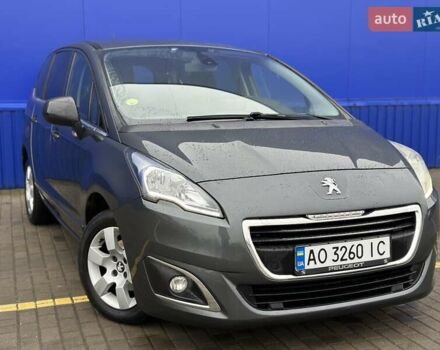 Сірий Пежо 5008, об'ємом двигуна 1.6 л та пробігом 196 тис. км за 9300 $, фото 1 на Automoto.ua
