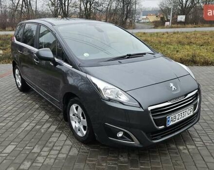 Сірий Пежо 5008, об'ємом двигуна 1.56 л та пробігом 263 тис. км за 10200 $, фото 1 на Automoto.ua