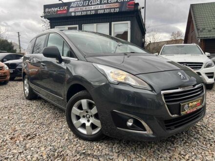 Серый Пежо 5008, объемом двигателя 1.6 л и пробегом 202 тыс. км за 10699 $, фото 1 на Automoto.ua