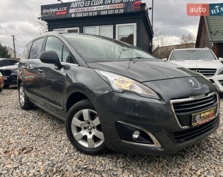 Сірий Пежо 5008, об'ємом двигуна 1.6 л та пробігом 202 тис. км за 10699 $, фото 1 на Automoto.ua