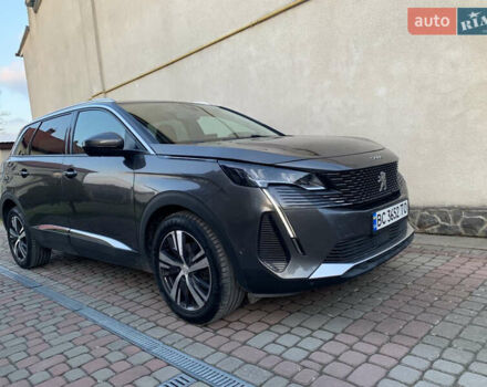 Сірий Пежо 5008, об'ємом двигуна 1.5 л та пробігом 112 тис. км за 23499 $, фото 1 на Automoto.ua