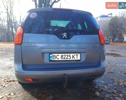 Синий Пежо 5008, объемом двигателя 1.56 л и пробегом 237 тыс. км за 9600 $, фото 3 на Automoto.ua