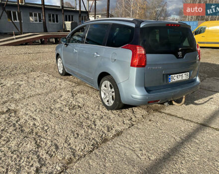 Синий Пежо 5008, объемом двигателя 1.6 л и пробегом 228 тыс. км за 7400 $, фото 4 на Automoto.ua