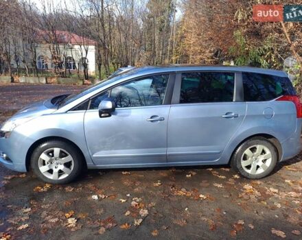 Синий Пежо 5008, объемом двигателя 1.56 л и пробегом 237 тыс. км за 9600 $, фото 2 на Automoto.ua