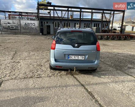 Синий Пежо 5008, объемом двигателя 1.6 л и пробегом 228 тыс. км за 7400 $, фото 5 на Automoto.ua