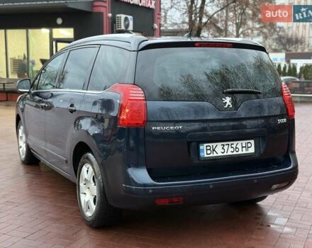 Синий Пежо 5008, объемом двигателя 1.56 л и пробегом 251 тыс. км за 6950 $, фото 29 на Automoto.ua