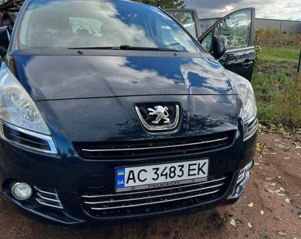 Пежо 5008 2009 в Львове на Automoto.ua Синий Пежо 5008, объемом двигателя 1.56 л и пробегом 215 тыс. км за 7400 $, фото 10 на Automoto.ua