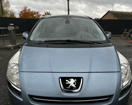 Синий Пежо 5008, объемом двигателя 2 л и пробегом 265 тыс. км за 6850 $, фото 1 на Automoto.ua
