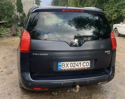 Синий Пежо 5008, объемом двигателя 1.56 л и пробегом 230 тыс. км за 9200 $, фото 3 на Automoto.ua
