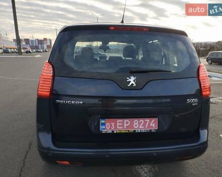 Синий Пежо 5008, объемом двигателя 1.6 л и пробегом 211 тыс. км за 8985 $, фото 16 на Automoto.ua