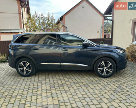 Синий Пежо 5008, объемом двигателя 1.5 л и пробегом 145 тыс. км за 21800 $, фото 3 на Automoto.ua