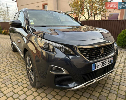 Синий Пежо 5008, объемом двигателя 1.5 л и пробегом 145 тыс. км за 21800 $, фото 1 на Automoto.ua