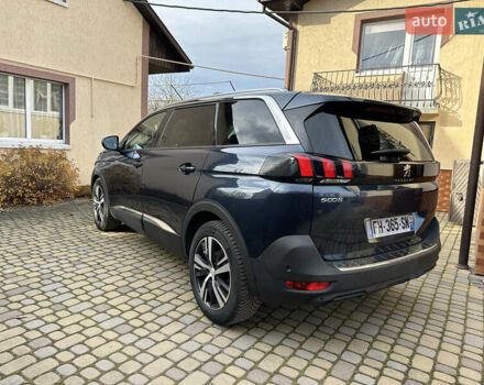 Синий Пежо 5008, объемом двигателя 1.5 л и пробегом 145 тыс. км за 21800 $, фото 7 на Automoto.ua