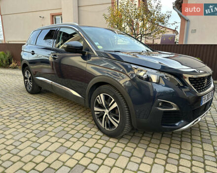Синий Пежо 5008, объемом двигателя 1.5 л и пробегом 145 тыс. км за 21800 $, фото 2 на Automoto.ua