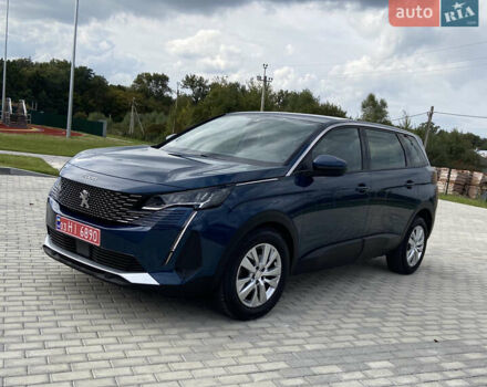 Синий Пежо 5008, объемом двигателя 1.5 л и пробегом 172 тыс. км за 23100 $, фото 2 на Automoto.ua