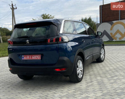 Синий Пежо 5008, объемом двигателя 1.5 л и пробегом 172 тыс. км за 23100 $, фото 10 на Automoto.ua