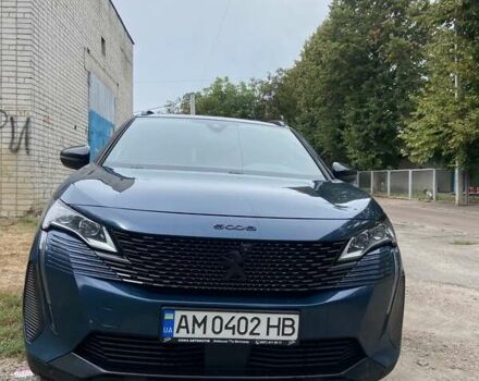 Синий Пежо 5008, объемом двигателя 2 л и пробегом 186 тыс. км за 27000 $, фото 1 на Automoto.ua