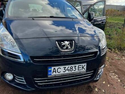 Синій Пежо 5008, об'ємом двигуна 1.56 л та пробігом 215 тис. км за 7400 $, фото 1 на Automoto.ua