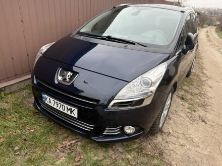 Синий Пежо 5008, объемом двигателя 2 л и пробегом 230 тыс. км за 7700 $, фото 1 на Automoto.ua
