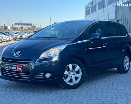 Синий Пежо 5008, объемом двигателя 1.6 л и пробегом 260 тыс. км за 8390 $, фото 1 на Automoto.ua