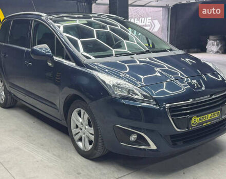 Синий Пежо 5008, объемом двигателя 1.56 л и пробегом 264 тыс. км за 10700 $, фото 1 на Automoto.ua