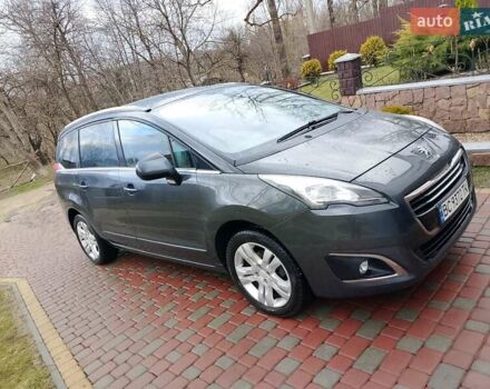 Синий Пежо 5008, объемом двигателя 1.6 л и пробегом 190 тыс. км за 12900 $, фото 1 на Automoto.ua