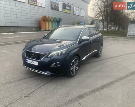 Синий Пежо 5008, объемом двигателя 2 л и пробегом 156 тыс. км за 22100 $, фото 1 на Automoto.ua