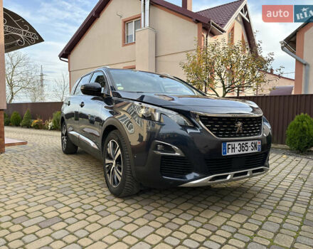 Синий Пежо 5008, объемом двигателя 1.5 л и пробегом 145 тыс. км за 21800 $, фото 1 на Automoto.ua