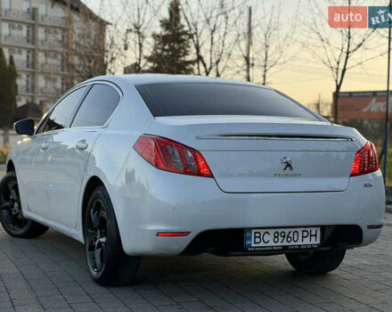 Белый Пежо 508, объемом двигателя 2 л и пробегом 295 тыс. км за 8850 $, фото 12 на Automoto.ua