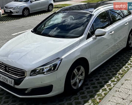 Пежо 508 2015 в Львове на Automoto.ua Белый Пежо 508, объемом двигателя 1.6 л и пробегом 237 тыс. км за 11450 $, фото 18 на Automoto.ua