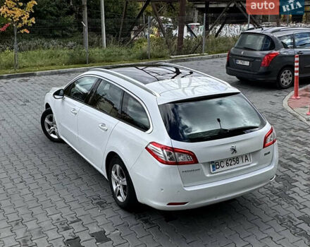 Пежо 508 2015 в Львове на Automoto.ua Белый Пежо 508, объемом двигателя 1.6 л и пробегом 237 тыс. км за 11450 $, фото 25 на Automoto.ua