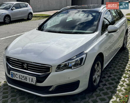 Пежо 508 2015 в Львове на Automoto.ua Белый Пежо 508, объемом двигателя 1.6 л и пробегом 237 тыс. км за 11450 $, фото 20 на Automoto.ua
