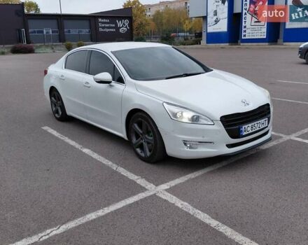 Белый Пежо 508, объемом двигателя 2.2 л и пробегом 349 тыс. км за 8900 $, фото 1 на Automoto.ua
