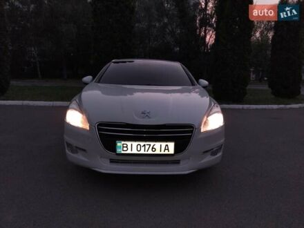 Белый Пежо 508, объемом двигателя 1.6 л и пробегом 176 тыс. км за 7800 $, фото 1 на Automoto.ua
