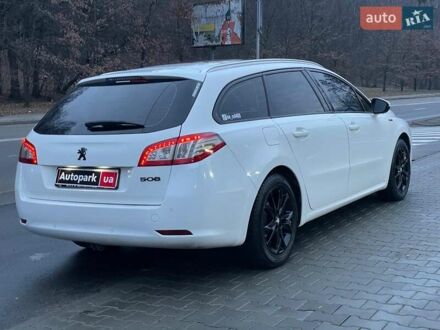Пежо 508 2014 в Киеве на Automoto.ua Белый Пежо 508, объемом двигателя 1.6 л и пробегом 196 тыс. км за 8990 $, фото 1 на Automoto.ua