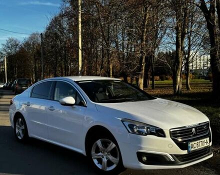 Белый Пежо 508, объемом двигателя 1.56 л и пробегом 191 тыс. км за 12000 $, фото 1 на Automoto.ua