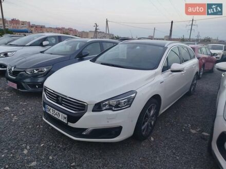 Белый Пежо 508, объемом двигателя 1.56 л и пробегом 189 тыс. км за 10999 $, фото 1 на Automoto.ua