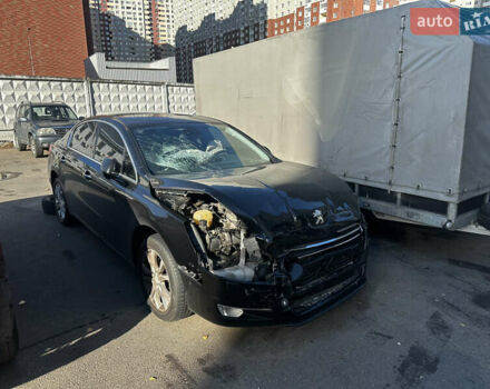 Черный Пежо 508, объемом двигателя 2 л и пробегом 206 тыс. км за 5900 $, фото 11 на Automoto.ua