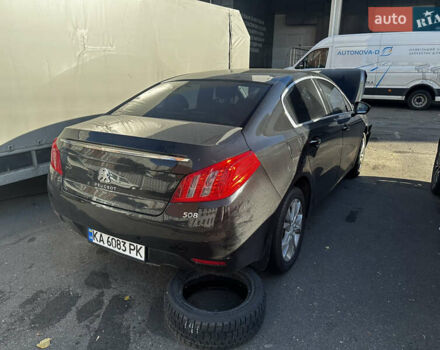Черный Пежо 508, объемом двигателя 2 л и пробегом 206 тыс. км за 5900 $, фото 1 на Automoto.ua