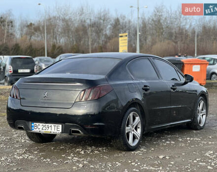 Черный Пежо 508, объемом двигателя 2.2 л и пробегом 215 тыс. км за 11500 $, фото 4 на Automoto.ua