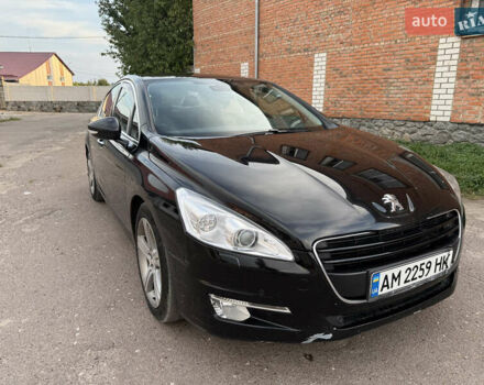 Черный Пежо 508, объемом двигателя 2.2 л и пробегом 212 тыс. км за 11500 $, фото 2 на Automoto.ua