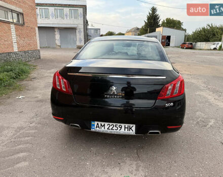 Черный Пежо 508, объемом двигателя 2.2 л и пробегом 212 тыс. км за 11500 $, фото 6 на Automoto.ua