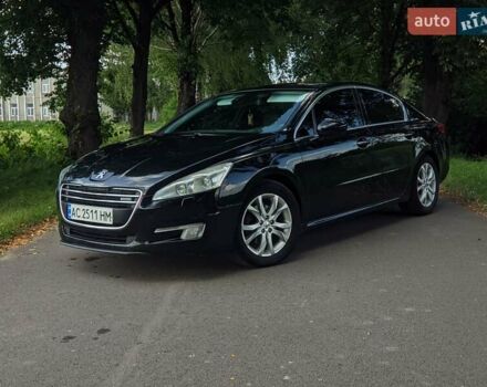 Чорний Пежо 508, об'ємом двигуна 2 л та пробігом 330 тис. км за 9000 $, фото 1 на Automoto.ua