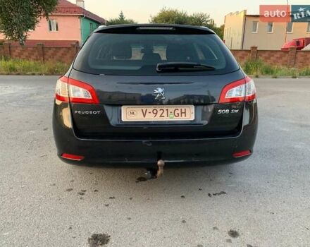 Чорний Пежо 508, об'ємом двигуна 1.6 л та пробігом 264 тис. км за 6950 $, фото 6 на Automoto.ua
